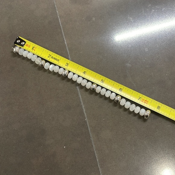 John Hardy Sterling Silver Moonstone Bamboo Bracelet and Necklace Bundle. - Picture 8 of 13